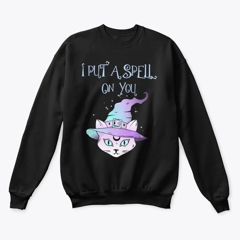 I Put A Spell On You Pastel Witch Cat